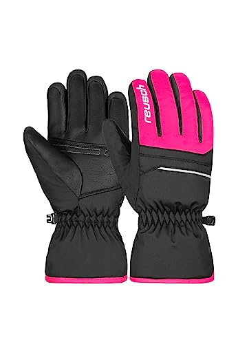 Reusch Unisex Jugend Kinder Handschuhe Alan Junior Warm, Winddicht, Extra Atmungsaktiv, 6.5, schwarz/rosa Reusch Unisex Jugend Kinder Handschuhe Alan Junior Warm, Winddicht, Extra Atmungsaktiv, 6.5, schwarz/rosa von Reusch