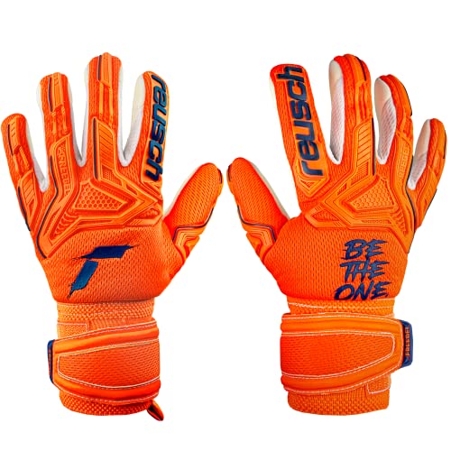 Reusch Kinder Unisex Torwarthandschuhe Attrakt Freegel Silver Junior,orange / blau,8 Reusch Kinder Unisex Torwarthandschuhe Attrakt Freegel Silver Junior,orange / blau,8 von Reusch