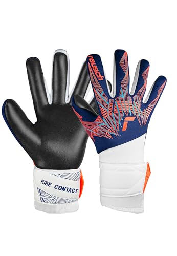 Reusch Pure Contact Silver Junior Torwarthandschuhe für Kinder mit Neopren-Rückhand und starkem Grip von Reusch