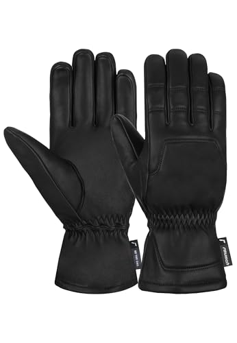 Reusch Sense sehr warme, Winddichte und atmungsaktive Unisex Multisporthandschuhe Outdoorhandschuhe für Damen und Herren mit hochwertigem Vollleder für Langlebigkeit von Reusch