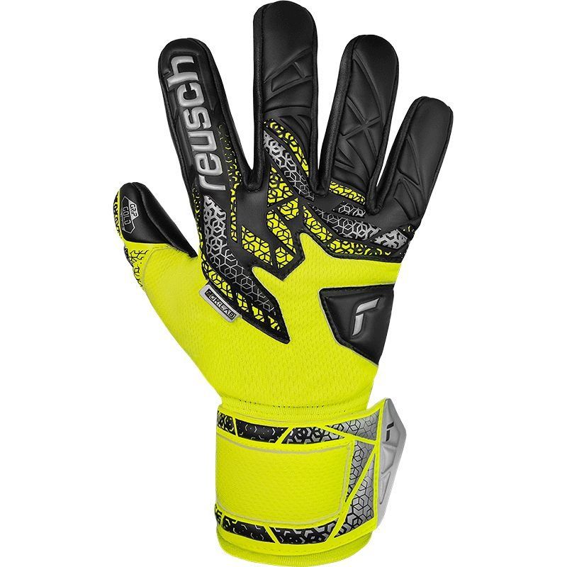 Reusch Torwarthandschuhe Attrakt Gold NC GK:LAB - Gelb/Silber/Schwarz Kinder von Reusch