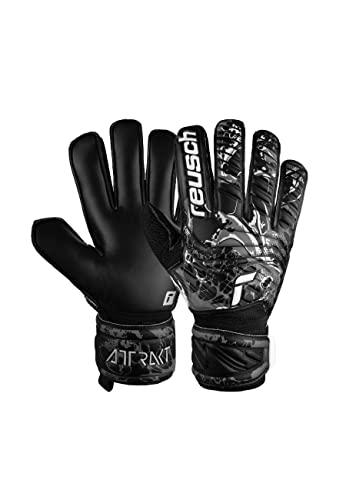 Reusch Torwarthandschuhe Attrakt Solid mit gutem Grip und Außennaht Schnitt, 7.5 von Reusch