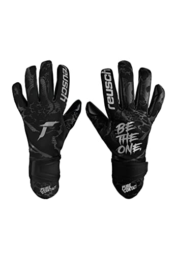 Reusch Torwarthandschuhe Pure Contact Infinity Junior mit sehr gutem Grip und Innennaht Schnitt, 4.5 von Reusch