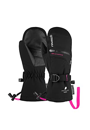 Reusch Unisex Fäustlinge Lando R-TEX® XT Junior Mitten 7720 black/pink glo 5 von Reusch