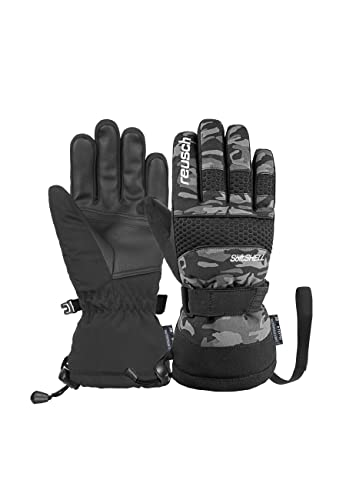 Reusch Unisex Fingerhandschuhe Connor R-TEX XT Junior 5570 dark camo/black 3.5 von Reusch