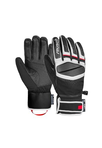 Reusch Mastery langlebige, widerstandsfähige, warme Unisex Winterhandschuhe Fingerhandschuhe Schneehandschuhe Skihandschuhe für Damen und Herren mit maximalem Komfort, 7745 Black/White/Fire Red, 10 Reusch Mastery langlebige, widerstandsfähige, warme Unisex Winterhandschuhe Fingerhandschuhe Schneehandschuhe Skihandschuhe für Damen und Herren mit maximalem Komfort, 7745 Black/White/Fire Red, 10 von Reusch
