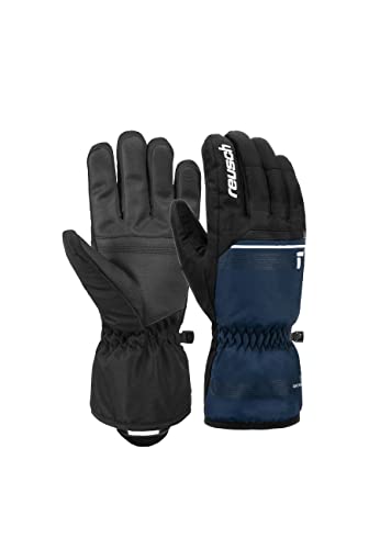 Reusch Herren Snow King Garantiert Winddichte und Extra Atmungsaktive Skihandschuhe Softshellhandschuhe Schneehandschuhe Winter-Handschuhe, 8.5, Schwarz / Blau Reusch Herren Snow King Garantiert Winddichte und Extra Atmungsaktive Skihandschuhe Softshellhandschuhe Schneehandschuhe Winter-Handschuhe, 8.5, Schwarz / Blau von Reusch