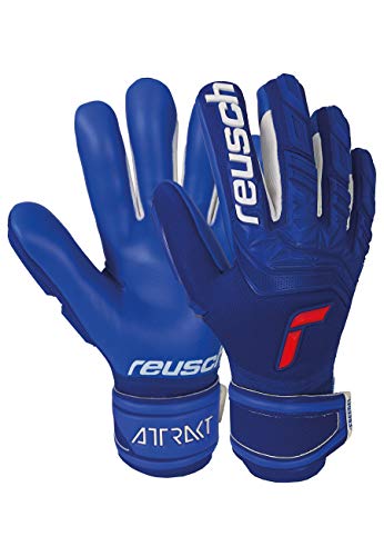 Reusch Unisex Torwarthandschuhe Attrakt Freegel Silver deep blue/deep blue 10.5 von Reusch