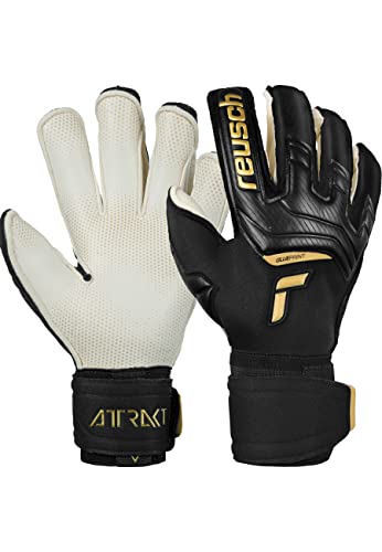 Reusch Unisex Torwarthandschuhe Attrakt Gold X GluePrint Black/Gold 10.5 Reusch Unisex Torwarthandschuhe Attrakt Gold X GluePrint Black/Gold 10.5 von Reusch
