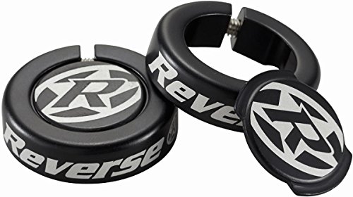 Reverse Barends - Schutz, Griffstangen-Endkappen 2 Stück, Schwarz, Aluminium, für Jugendliche, Big Kids und Teenager Reverse Barends - Schutz, Griffstangen-Endkappen 2 Stück, Schwarz, Aluminium, für Jugendliche, Big Kids und Teenager von Reverse