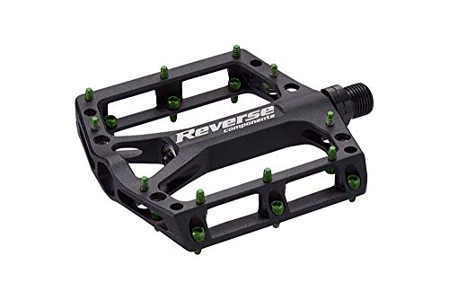 Reverse Black ONE Flat Fahrrad Pedal schwarz/hell grün Reverse Black ONE Flat Fahrrad Pedal schwarz/hell grün von Reverse