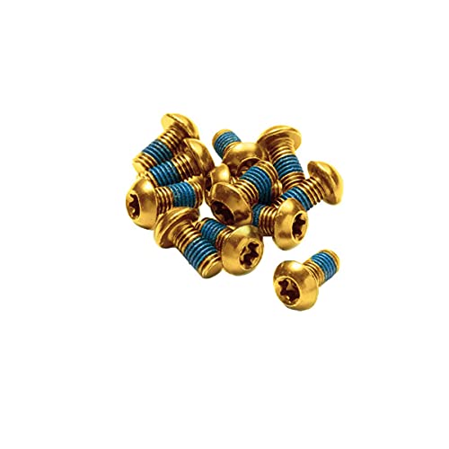Reverse Components Women's (Gold) Disc Rotor Bolt Set-12 pcs, M5x10 Reverse Components Women's (Gold) Disc Rotor Bolt Set-12 pcs, M5x10 von Reverse