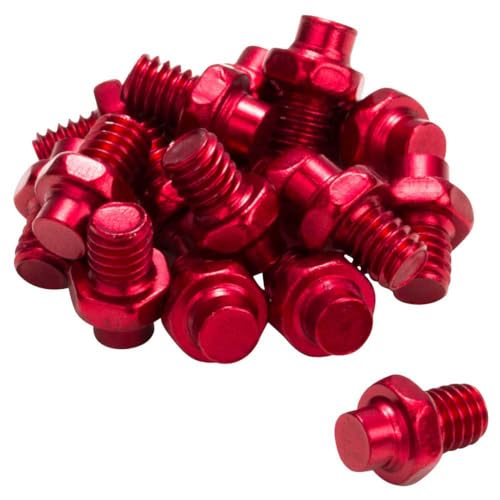 Reverse Escape Pedal Pin Set Alu rot von Reverse