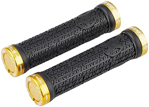 Reverse Grip Stamp Fahrrad Schraubgriffe schwarz/Gold Reverse Grip Stamp Fahrrad Schraubgriffe schwarz/Gold von Reverse