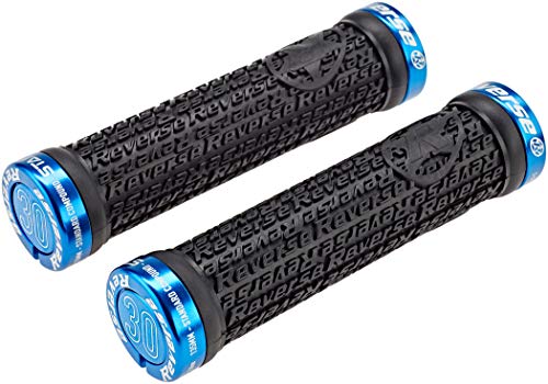 Reverse Grip Stamp Fahrrad Schraubgriffe schwarz/blau Reverse Grip Stamp Fahrrad Schraubgriffe schwarz/blau von Reverse