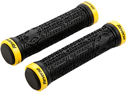 Reverse Grip Stamp Fahrrad Schraubgriffe schwarz/gelb Reverse Grip Stamp Fahrrad Schraubgriffe schwarz/gelb von Reverse