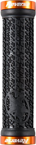 Reverse Grip Stamp Fahrrad Schraubgriffe schwarz/orange Reverse Grip Stamp Fahrrad Schraubgriffe schwarz/orange von Reverse