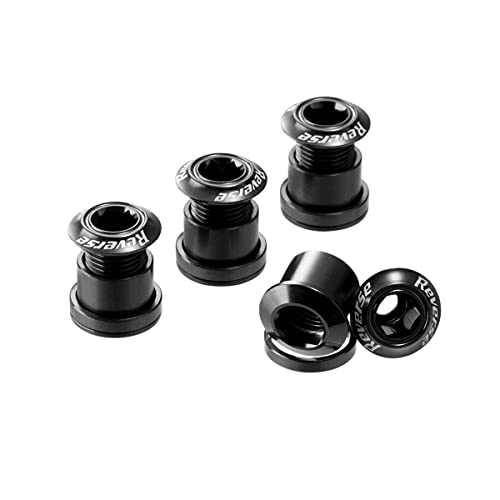 Reverse Kettenblattschrauben 4er Set Aluminium schwarz Reverse Kettenblattschrauben 4er Set Aluminium schwarz von Reverse