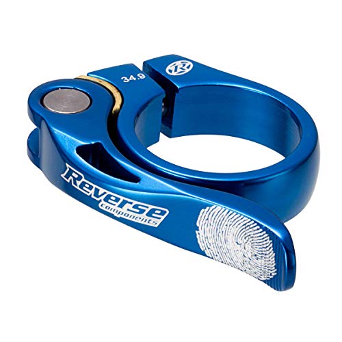 Reverse Long Life Sattelklemme mit Schnellspanner 34.9mm dunkel blau Reverse Long Life Sattelklemme mit Schnellspanner 34.9mm dunkel blau von Reverse