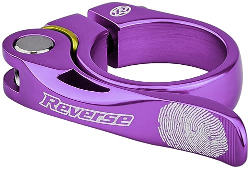 Reverse Long Life Sattelklemme mit Schnellspanner 34.9mm lila Reverse Long Life Sattelklemme mit Schnellspanner 34.9mm lila von Reverse