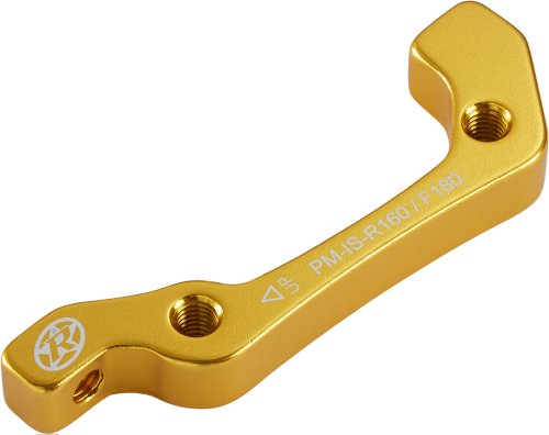 Reverse Scheibenbremsen Adapter 2in1 is-PM 160 hinten & vorne 180mm Gold Reverse Scheibenbremsen Adapter 2in1 is-PM 160 hinten & vorne 180mm Gold von Reverse