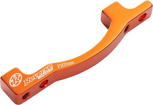 Reverse Scheibenbremsen Adapter PM-PM von 160 auf 203mm orange Reverse Scheibenbremsen Adapter PM-PM von 160 auf 203mm orange von Reverse
