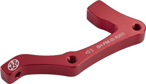 Reverse Scheibenbremsen Adapter Shimano is-PM 203 hinten rot von Reverse