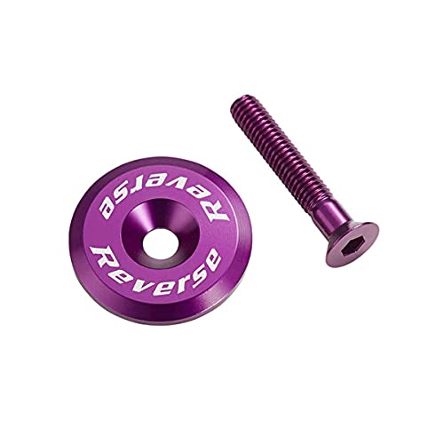 Reverse Steuersatzkappe Alu mit Schraube dunkel lila Reverse Steuersatzkappe Alu mit Schraube dunkel lila von Reverse