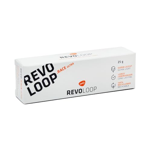 REVOLOOP TPU Fahrradschlauch - 28" x 0,9-1,2 - Ultraleicht 25g - Sclaverandventil 80mm - ETRTO 23-622 bis 30-622 - REVOLOOP.Race Ultra 28" von Revoloop