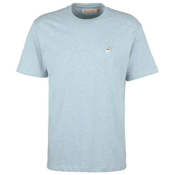 Revolution - Application T-Shirt Croissant & Coffee - T-Shirt Gr S grau Revolution - Application T-Shirt Croissant & Coffee - T-Shirt Gr S grau von Revolution