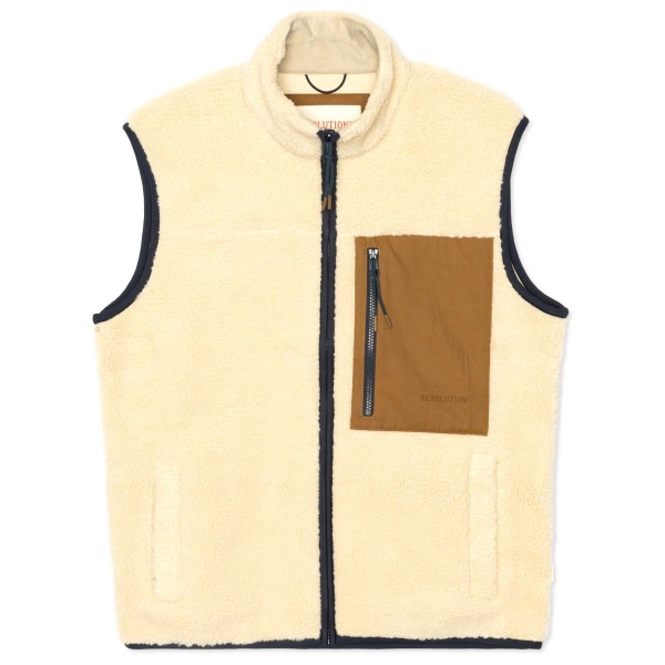 Revolution - Fleece Vest - Fleeceweste Gr XXL beige von Revolution