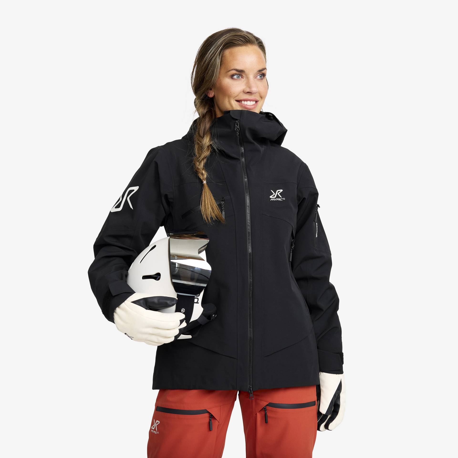 Atlas 3L Ski Jacket Damen Black, Größe:3XL - von RevolutionRace