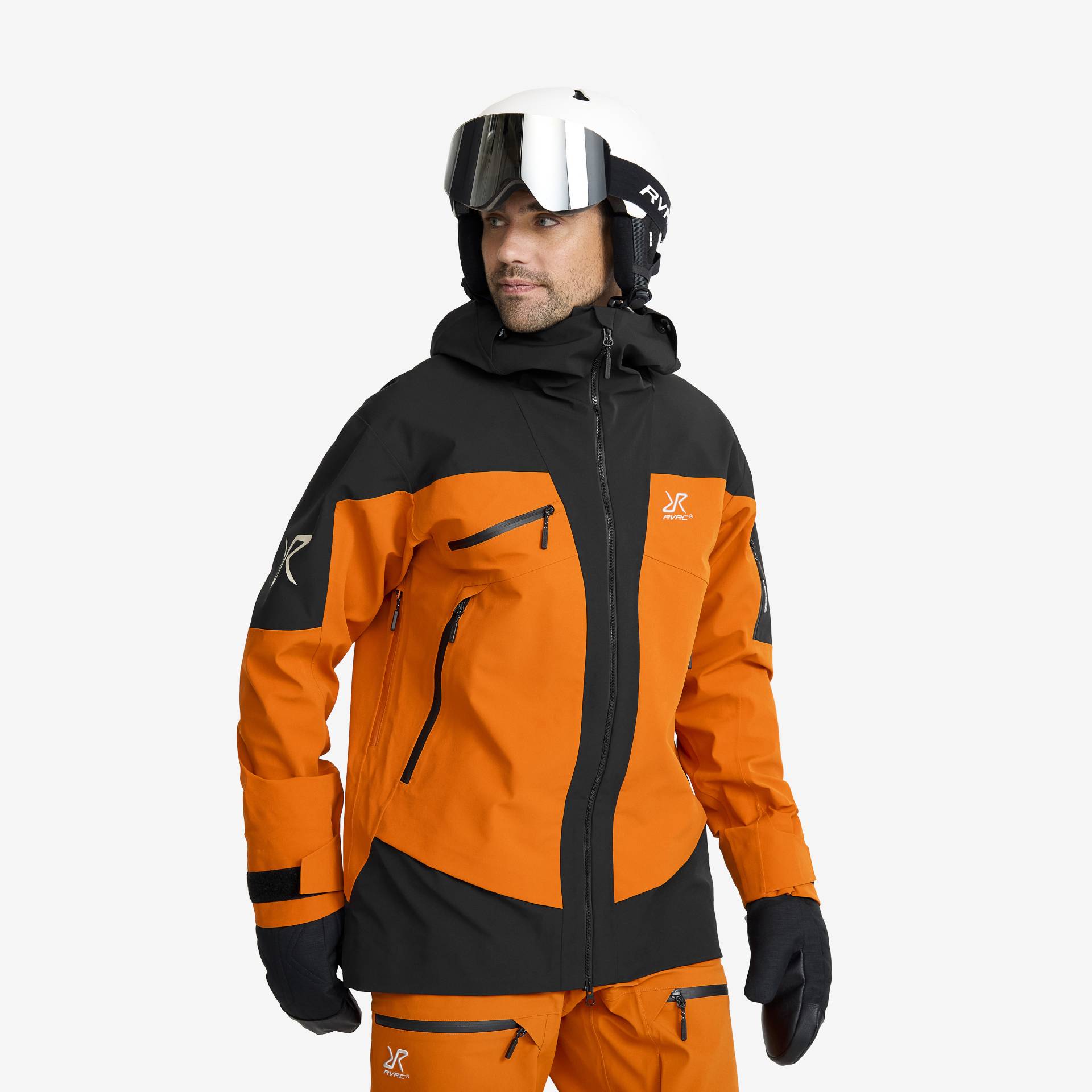 Atlas 3L Ski Jacket Herren Hawaiian Sunset/Black, Größe:M - Skijacken von RevolutionRace