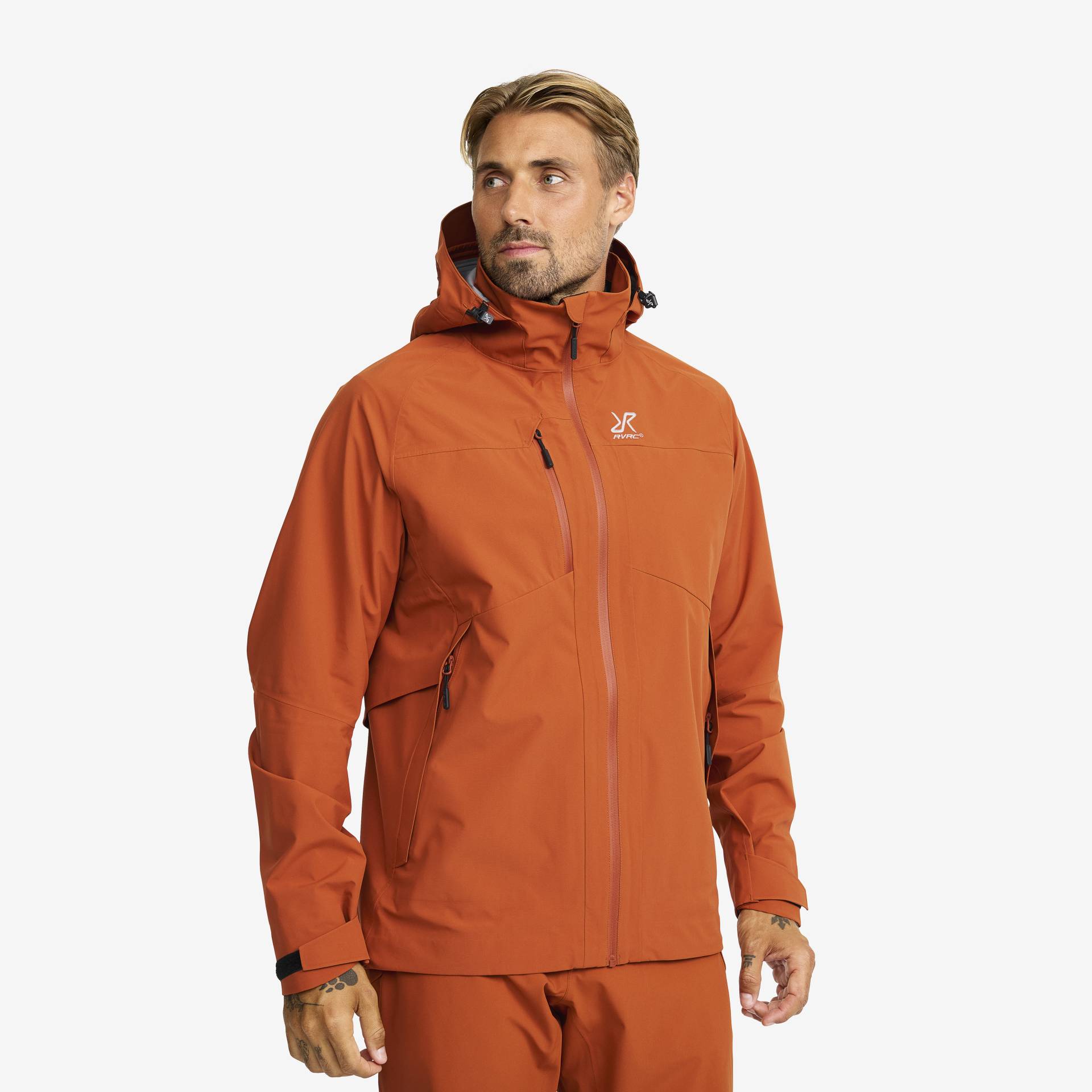 Cloud 3L Shell Jacket Herren Terracotta Brown, Größe:L - Outdoorjacke, Regenjacke & Softshelljacke von RevolutionRace