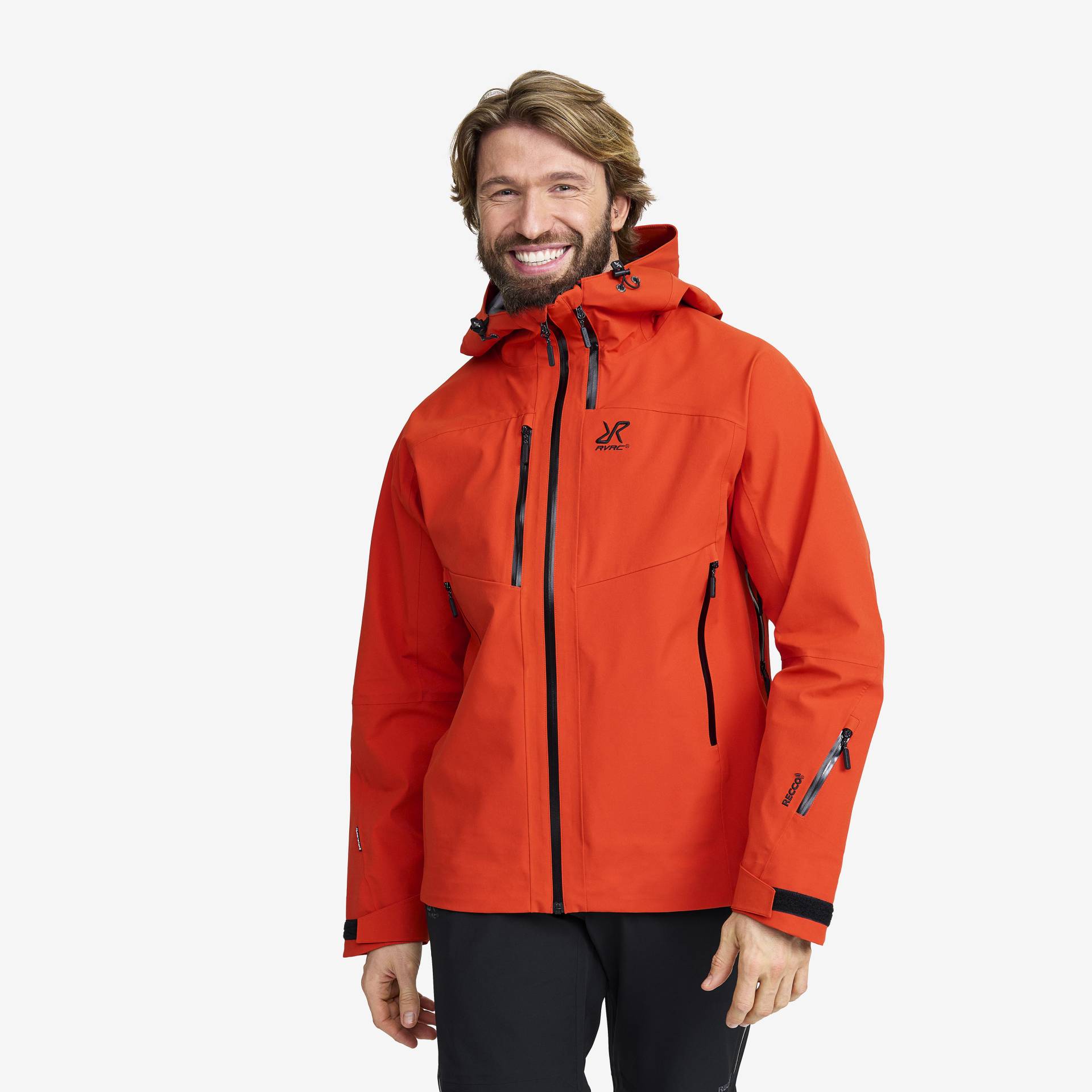 Cyclone 3L Shell Jacket Herren Pureed Pumpkin, Größe:XL - Outdoorjacke, Regenjacke & Softshelljacke von RevolutionRace