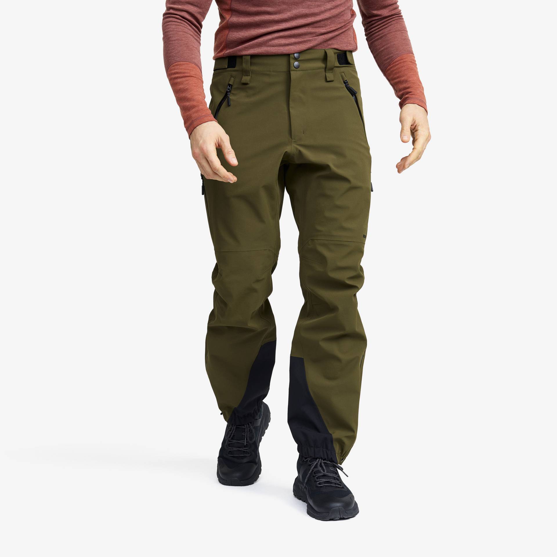 Cyclone 3L Shell Pants Herren Dark Olive, Größe:XS - Outdoorhose, Wanderhose & Trekkinghose von RevolutionRace