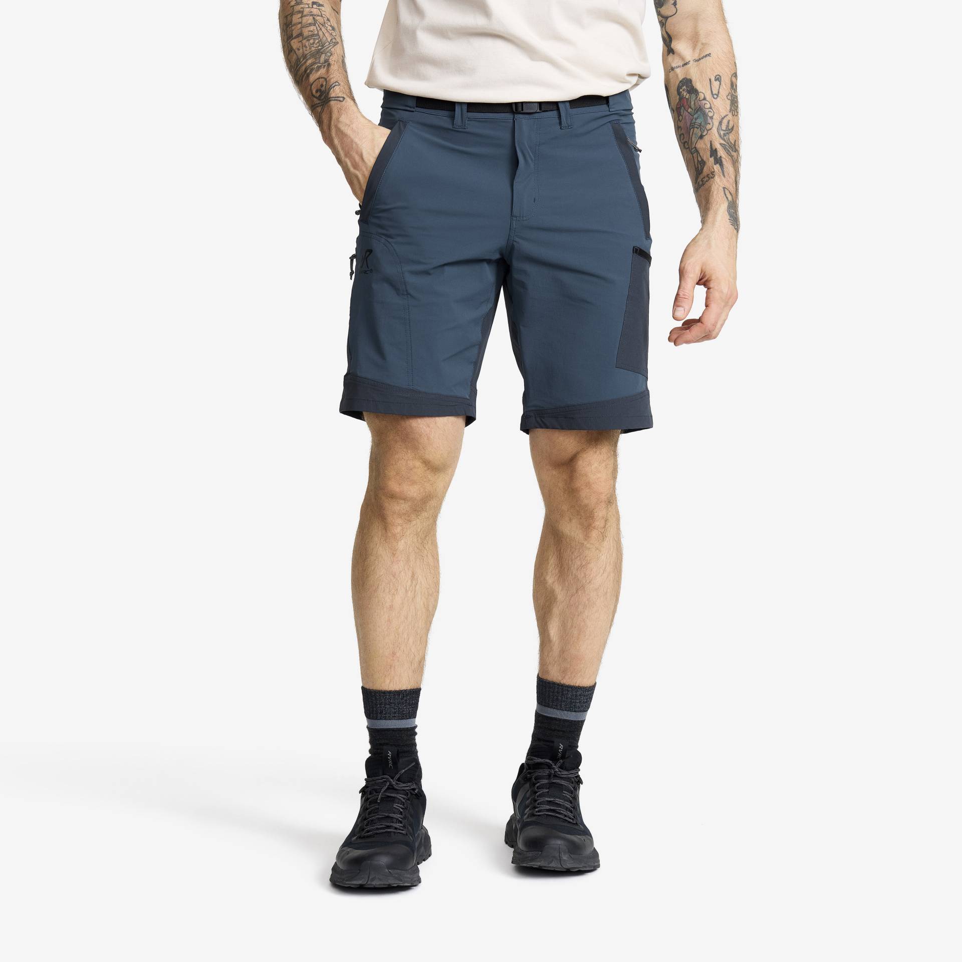 Elevate Pro Hiking Shorts Herren Moonlit Ocean/Blueberry, Größe:3XL - Hosen > Shorts von RevolutionRace