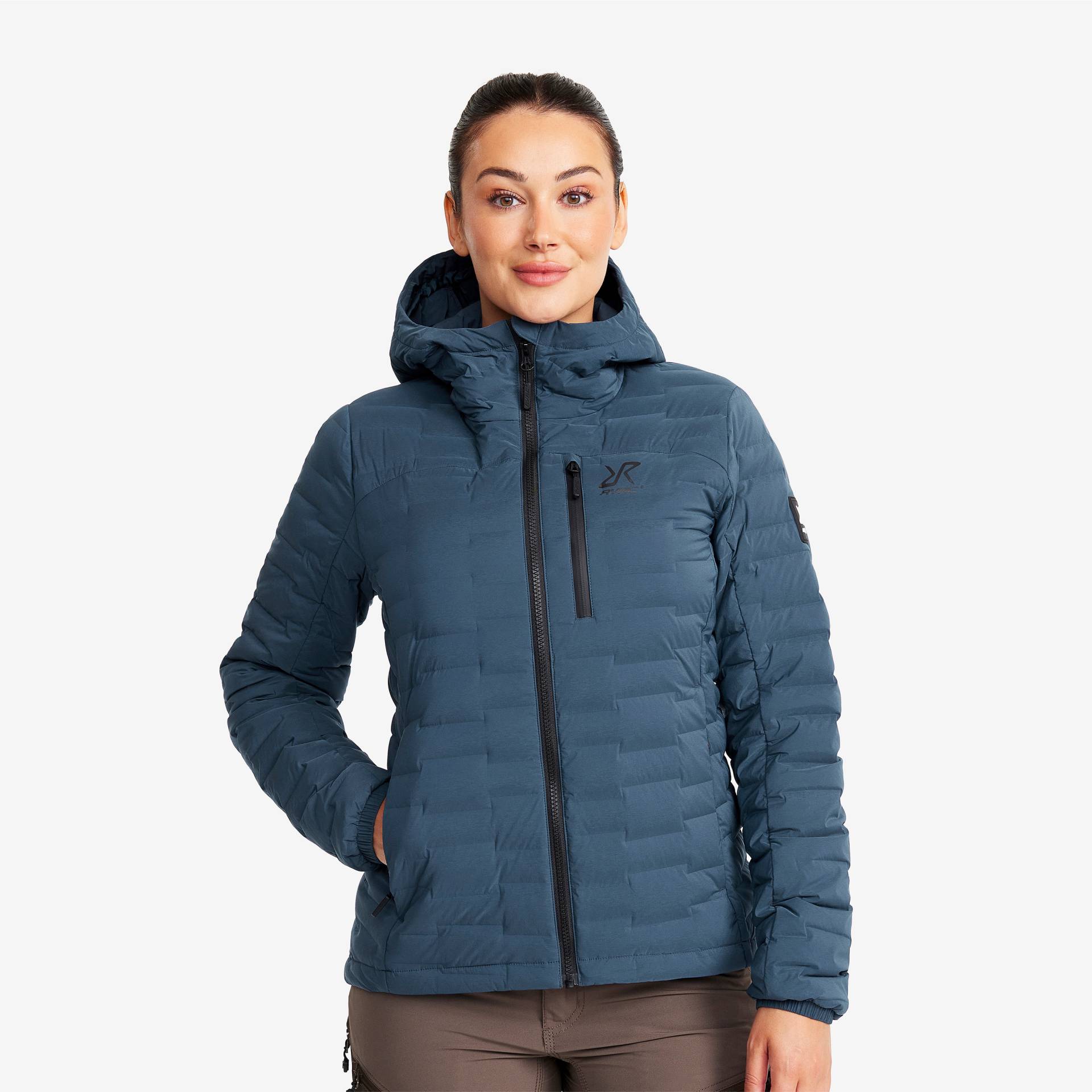 Flex Stretch Down Jacket Damen Moonlit Ocean, Größe:M - Winterjacken von RevolutionRace