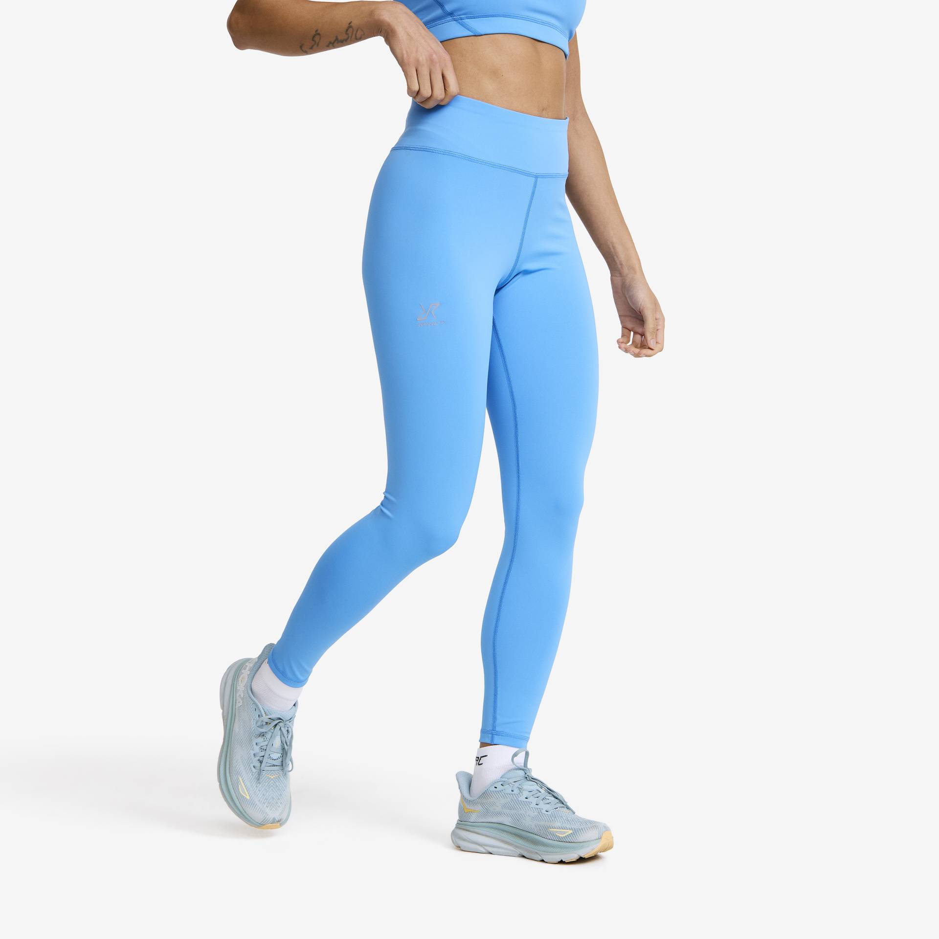 Flow High-waisted Leggings Damen Azure Blue, Größe:XL - Outdoor Tights Flow High-waisted Leggings Damen Azure Blue, Größe:XL - Outdoor Tights von RevolutionRace
