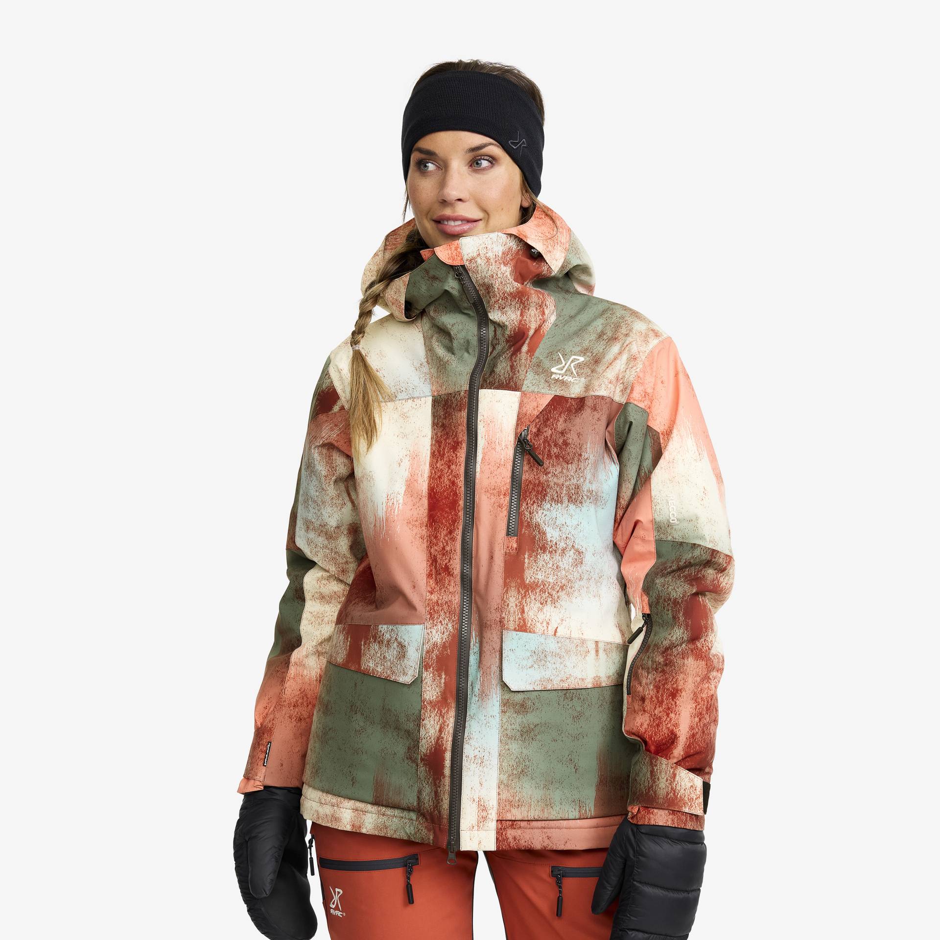 Halo 2L Insulated Ski Jacket Damen Bruschetta/Dusty Green, Größe:M - Skijacken Halo 2L Insulated Ski Jacket Damen Bruschetta/Dusty Green, Größe:M - Skijacken von RevolutionRace