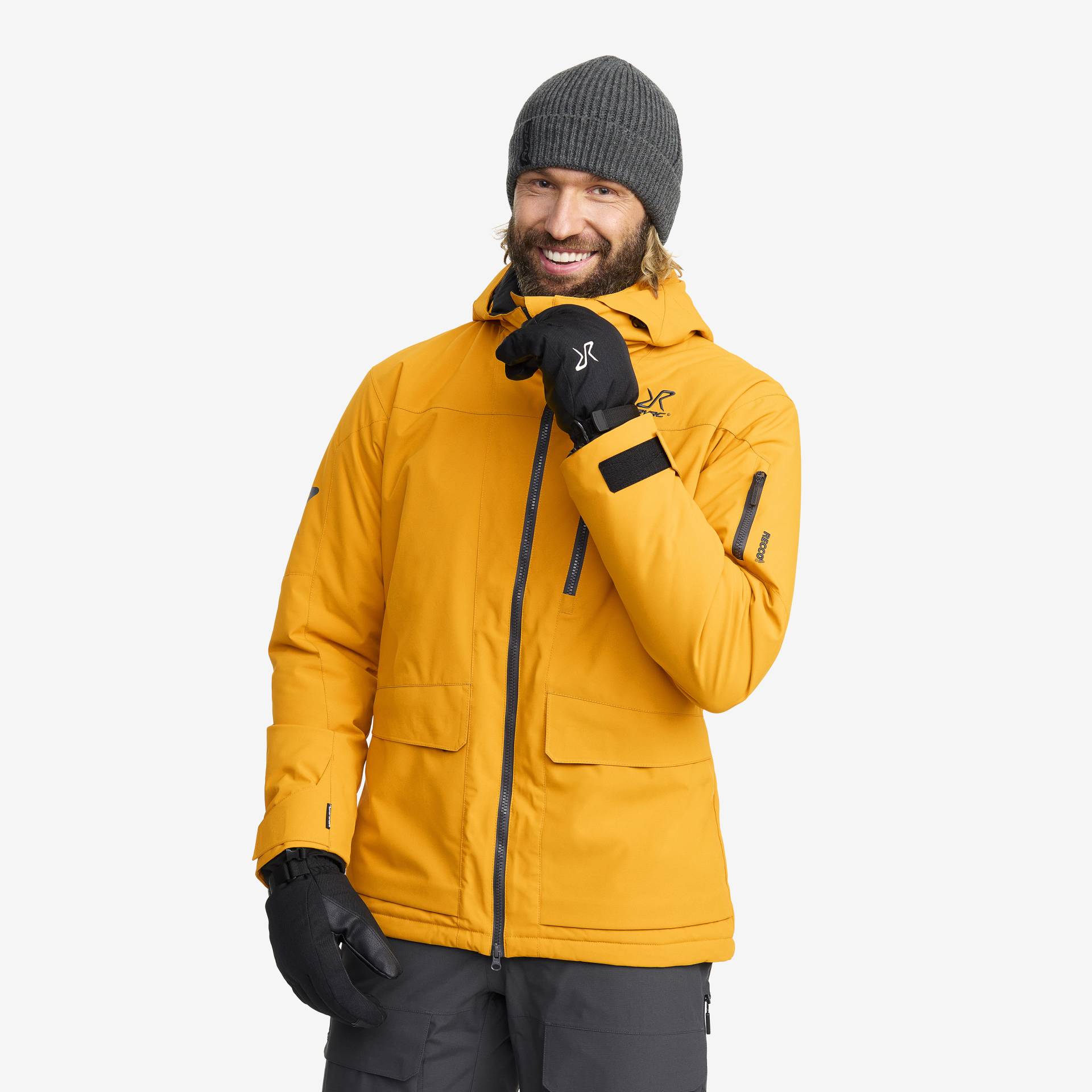 Halo 2L Insulated Ski Jacket Herren Golden Yellow, Größe:M - Skijacken von RevolutionRace