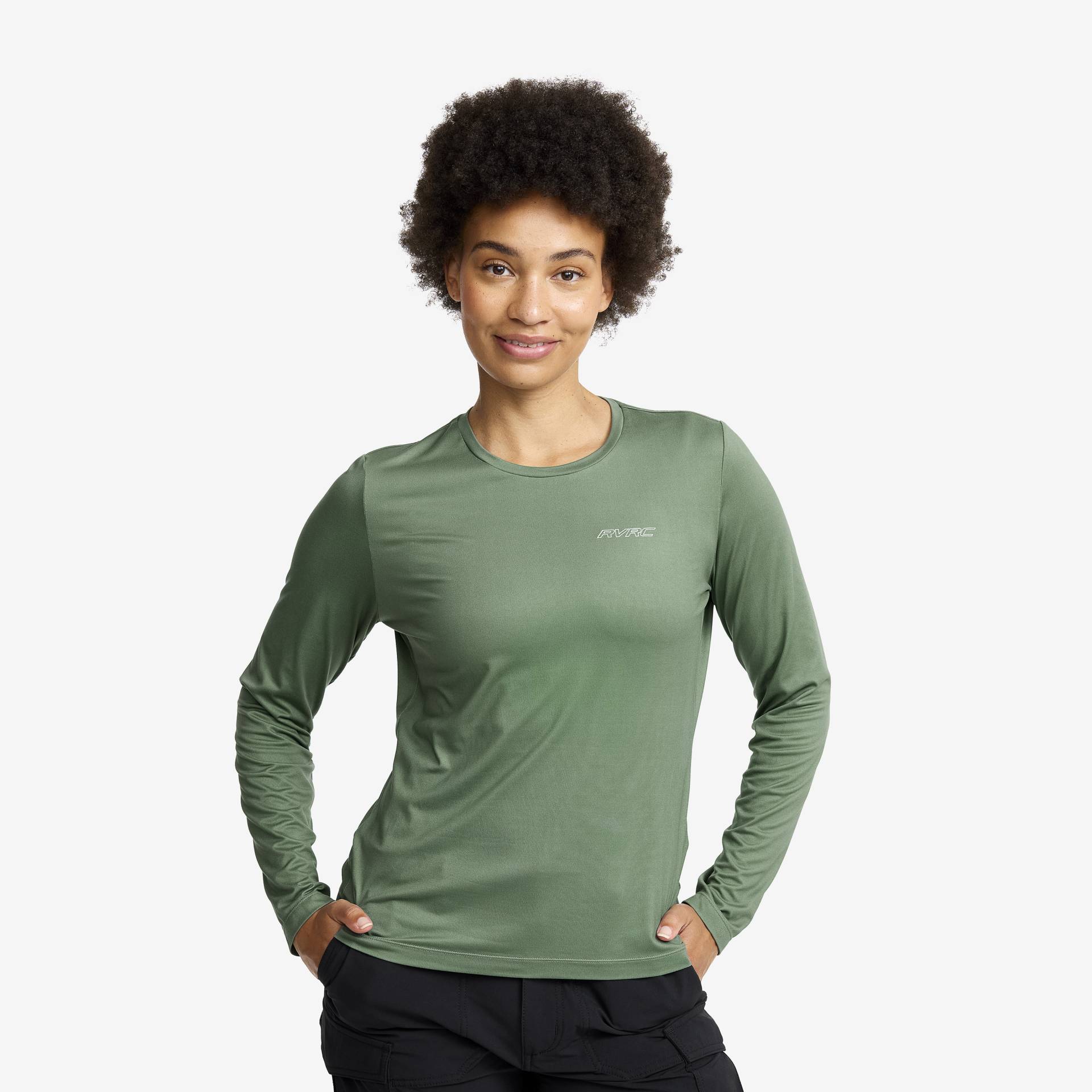 Mission Long-sleeved T-shirt Damen Dusty Green, Größe:2XL - Damen > Oberteile > Hemdblusen & Langarmshirts Mission Long-sleeved T-shirt Damen Dusty Green, Größe:2XL - Damen > Oberteile > Hemdblusen & Langarmshirts von RevolutionRace
