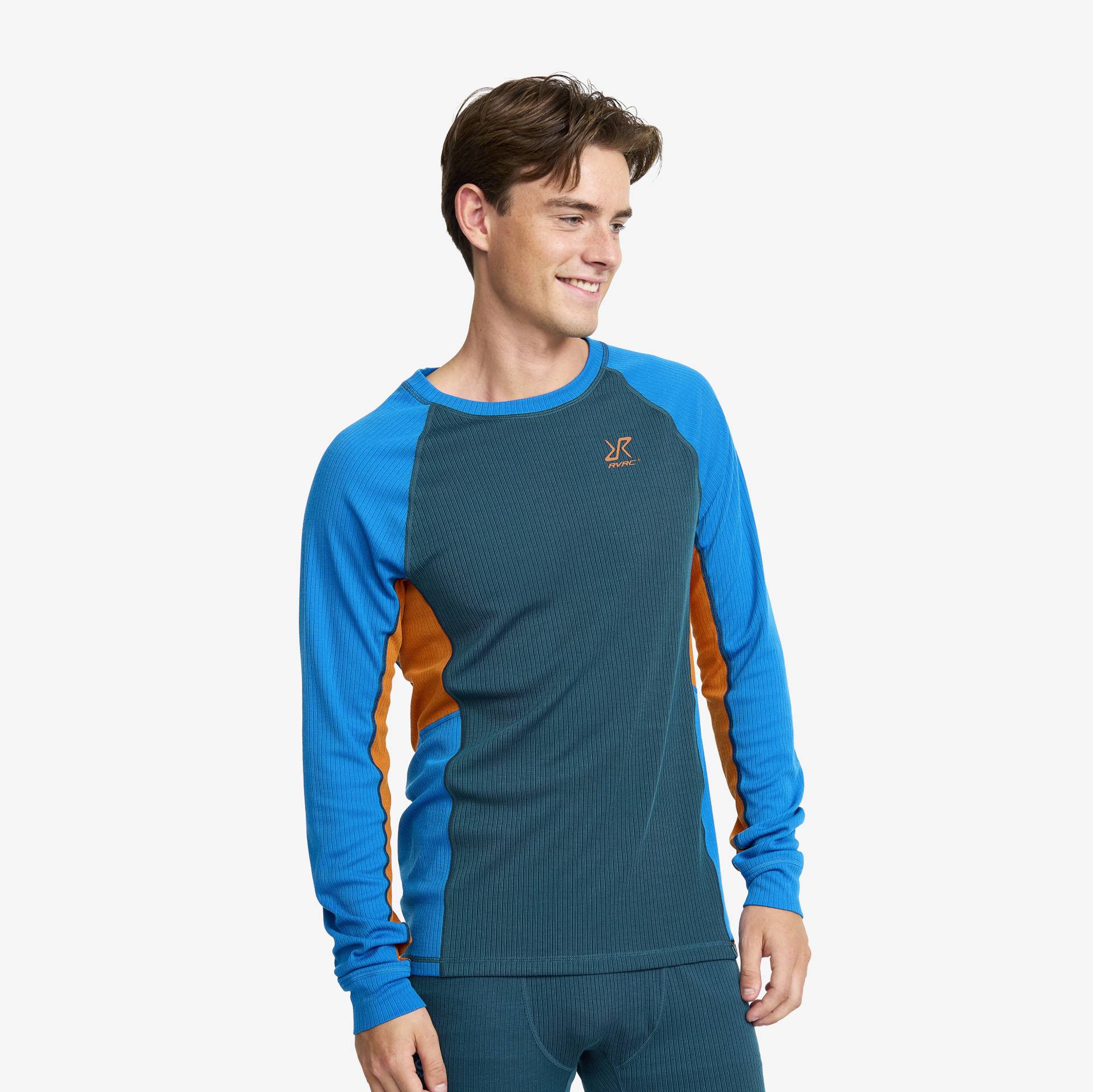 Movement Ls Top Herren Imperial Blue/Blue Opal, Größe:4XL - Bekleidung > Oberteile von RevolutionRace