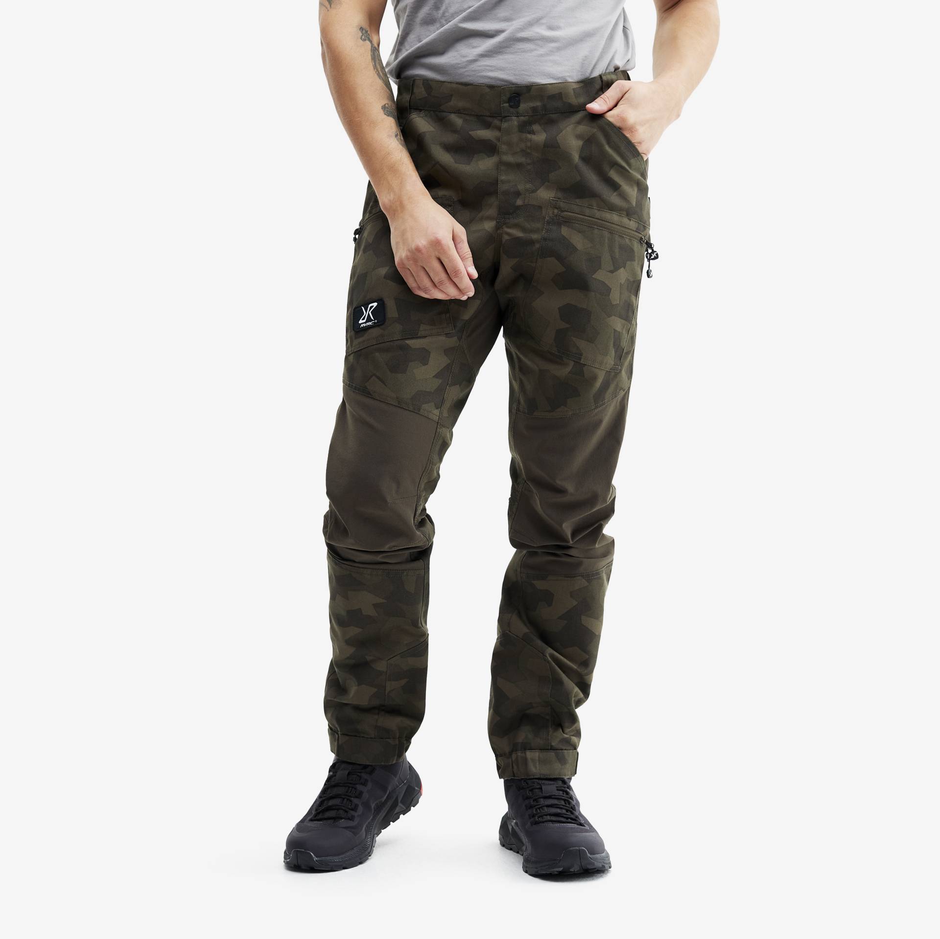 Nordwand Pro Pants Herren Earth Camo, Größe:XS - Outdoorhose, Wanderhose & Trekkinghose von RevolutionRace