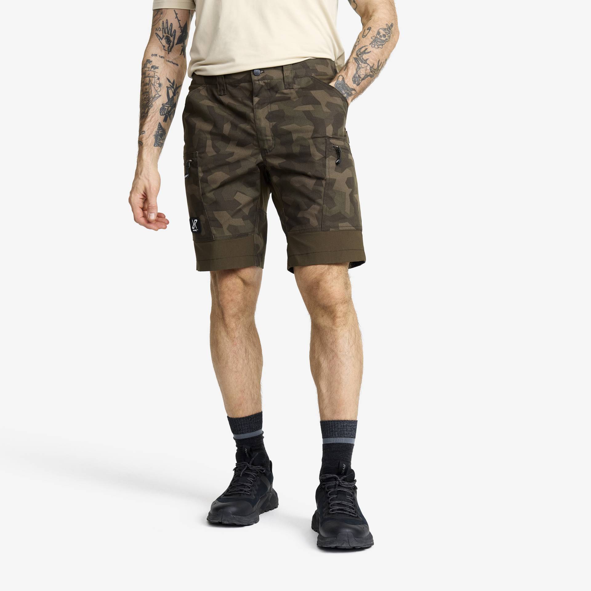 Nordwand Shorts Herren Earth Camo, Größe:2XL - Hosen > Shorts Nordwand Shorts Herren Earth Camo, Größe:2XL - Hosen > Shorts von RevolutionRace
