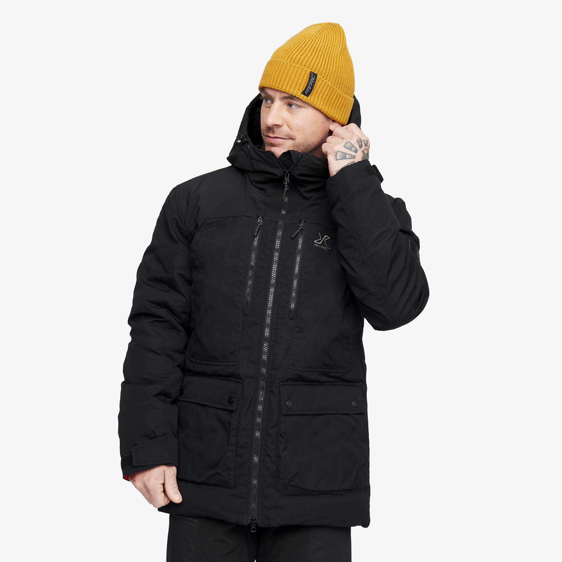 Outdoor Parka Herren Black, Größe:M - Winterjacken von RevolutionRace