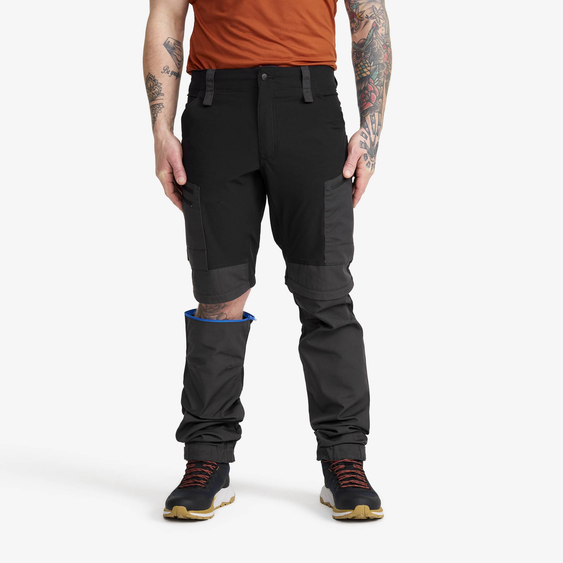 RVRC GP Pro Zip-off Pants Herren Black, Größe:L - Hosen > Zip-off-hosen von RevolutionRace