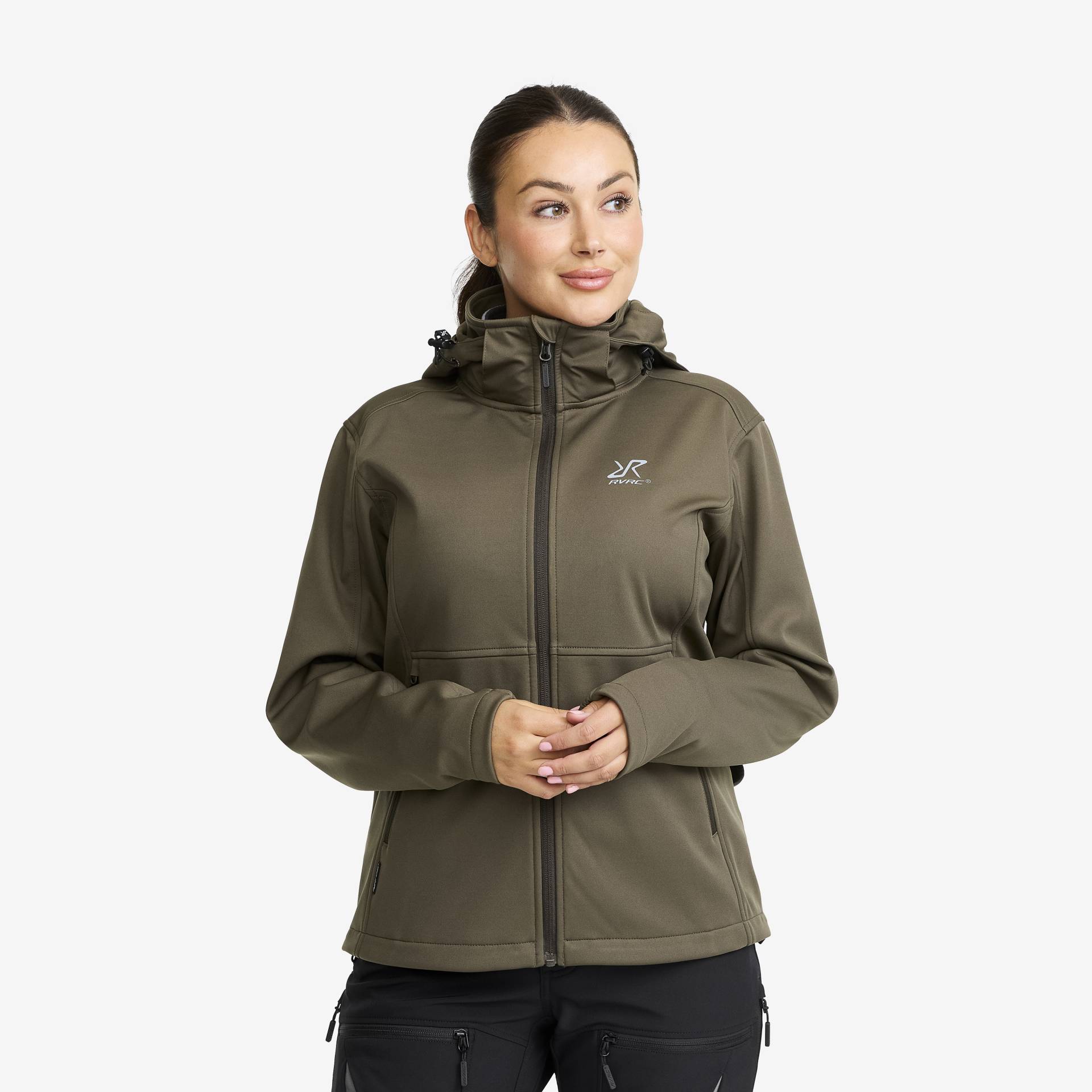 Responder Softshell Jacket Damen Light Moss Gray, Größe:2XL - Damen > Jacken > Softshelljacken Responder Softshell Jacket Damen Light Moss Gray, Größe:2XL - Damen > Jacken > Softshelljacken von RevolutionRace