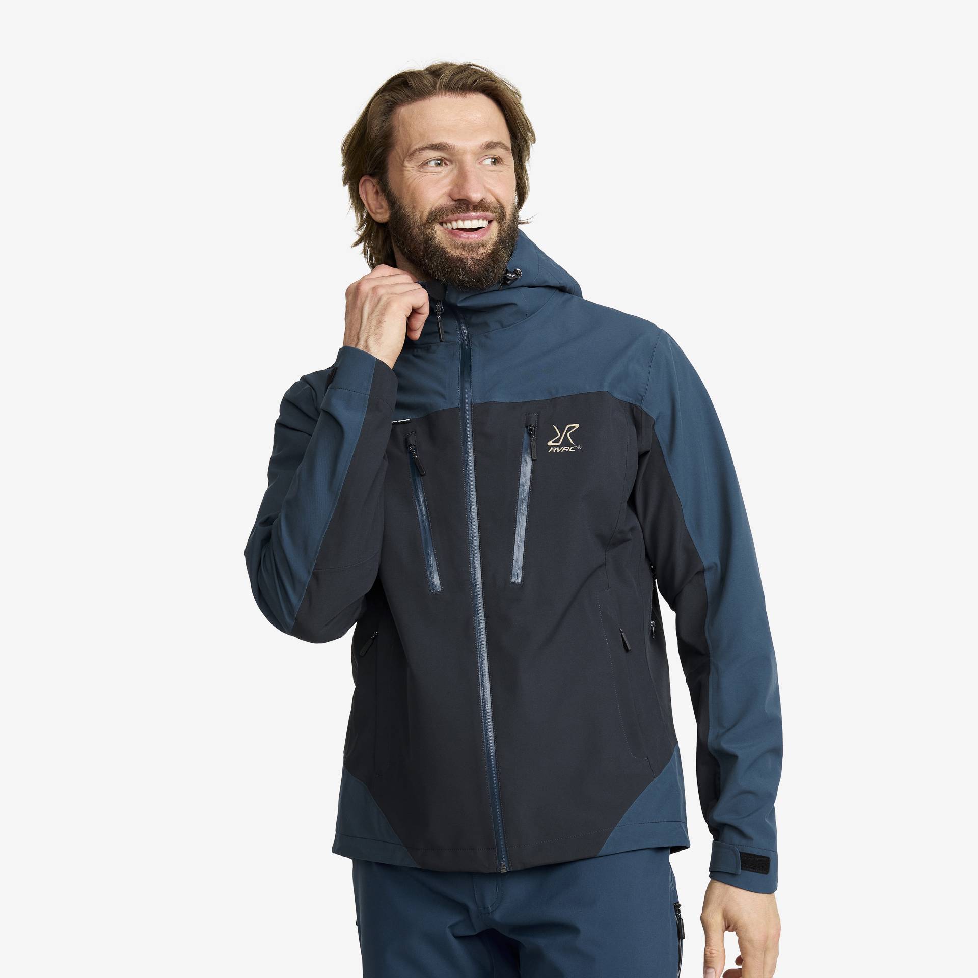 Silence Proshell 3L Jacket Herren Moonlit Ocean/Dark Navy, Größe:XS - von RevolutionRace