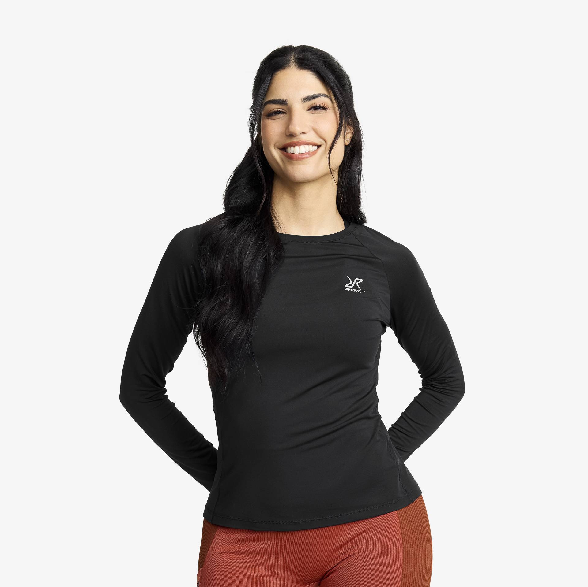 Stride Active Long-sleeved T-shirt Damen Black, Größe:3XL - Damen > Oberteile > Hemdblusen & Langarmshirts von RevolutionRace